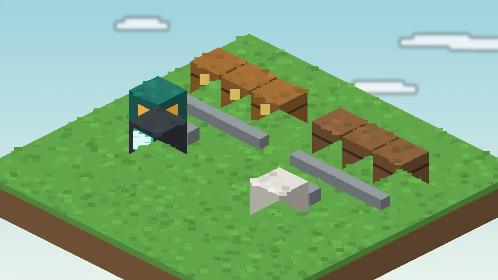 Side-by-side storage builds showing a cable network and a connector-based system on Fabric